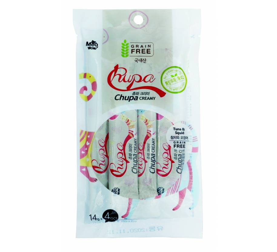Bow Wow Tuna & Squid (4 x 14g)