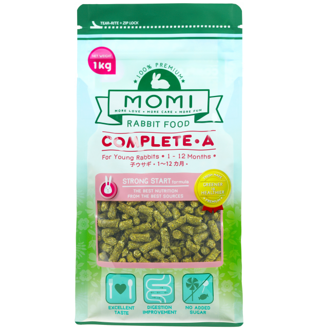 Momi Young Rabbit Pellets 1kg